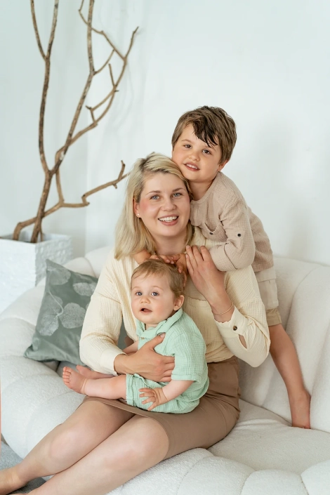 Mama mit Kindern