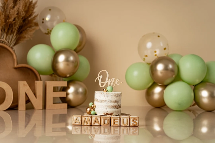Kulisse für ein Cake Smash Fotoshooting in Hamburg